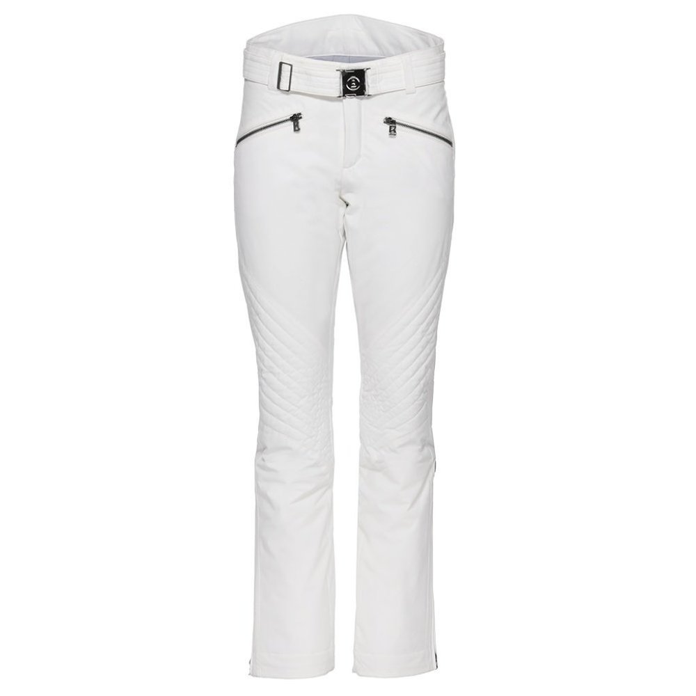 Bogner Women's Fraenzi Insulated Ski Pants - White (belt not included)